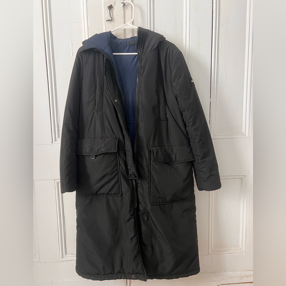 Double fave puff coat jacket